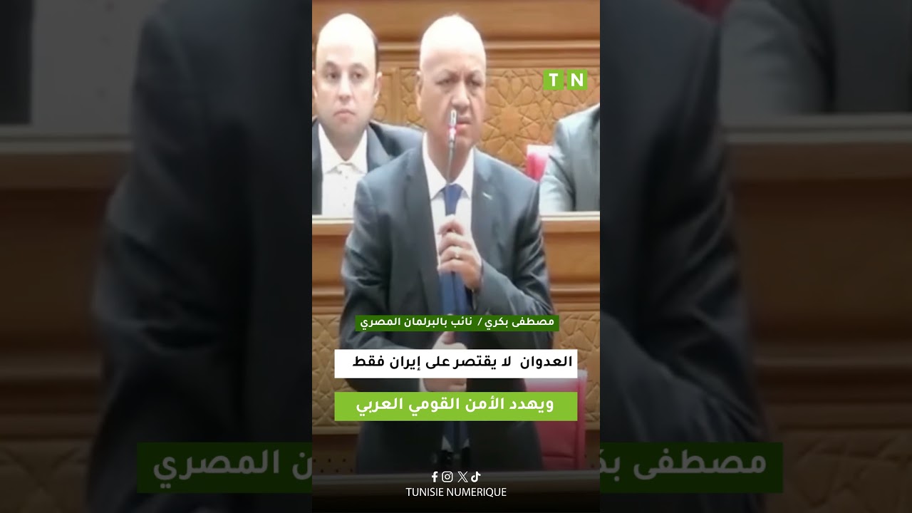نائب بالبرلمان المصري : العدوان  لا يقتصر على إيران فقط  ..ويهدد الأمن القومي العربي