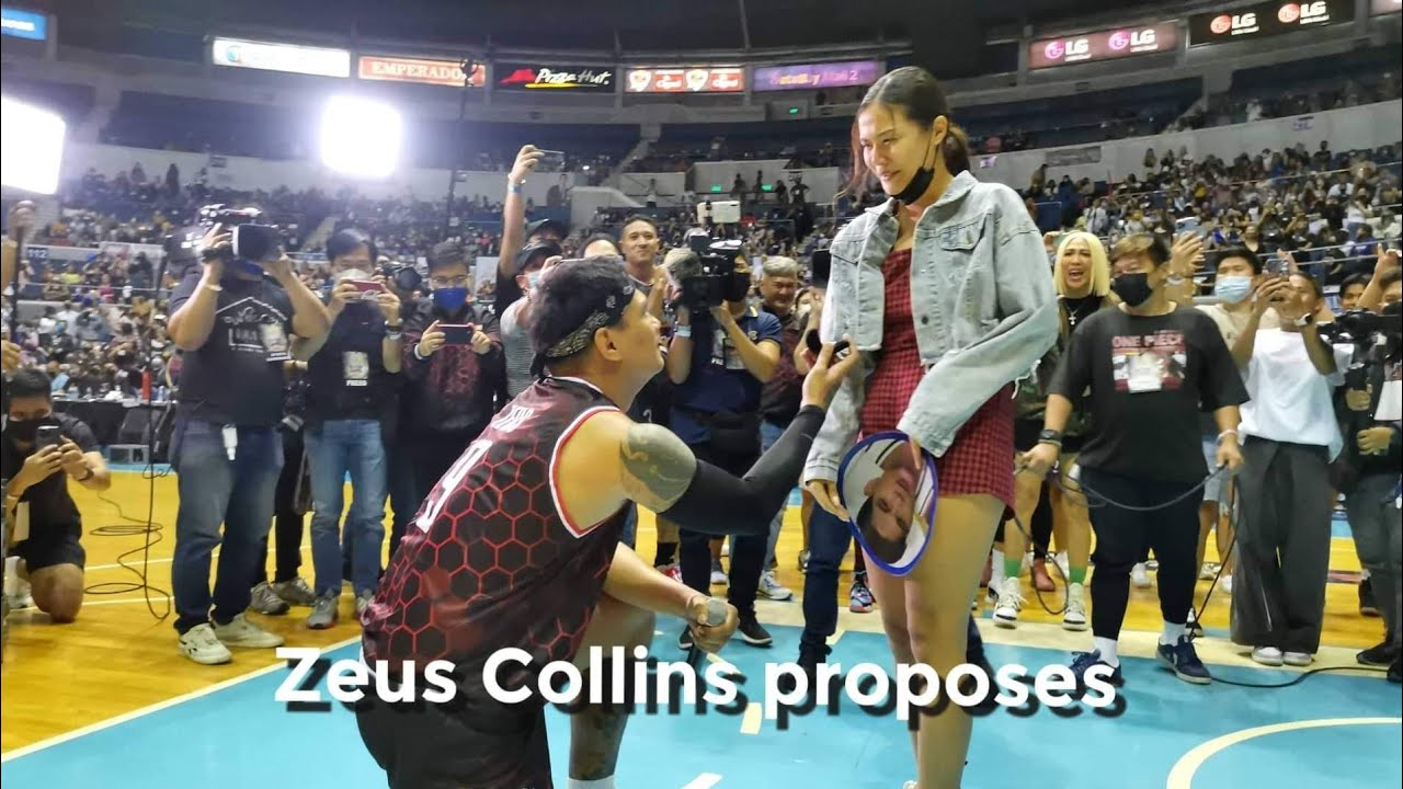 Zeus collins proposed to girlfriend at Star Magci All-Star Games