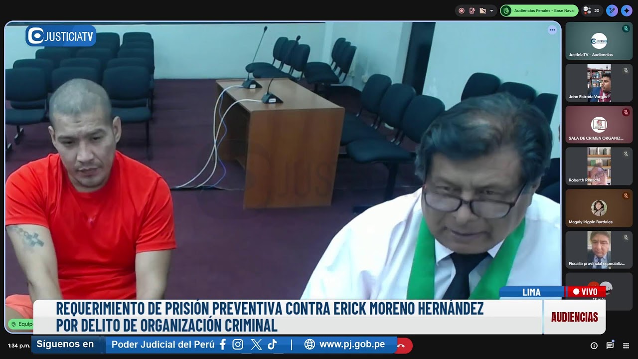 🔴#EnVivo | REQUERIMIENTO DE PRISIÓN PREVENTIVA CONTRA ERICK MORENO HERNÁNDEZ