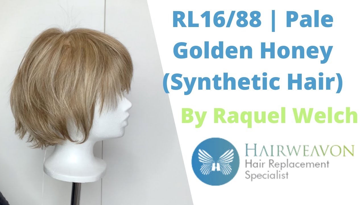 Colour RL16/88 Pale Golden Honey Synthetic Hair by Raquel Welch | Shown on Layer it on Wig