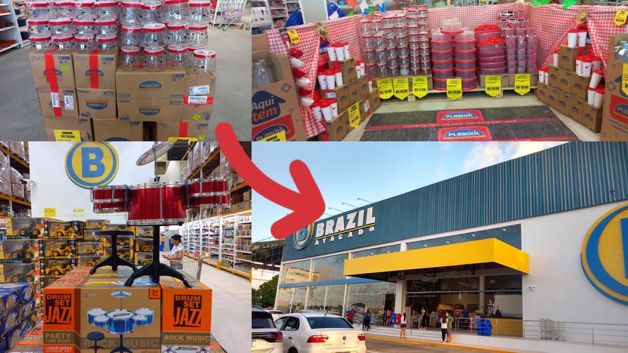 BRASIL ATACADO EM JOÃO PESSOA - UMA GRANDE LOJA DE UTILIDADES DOMÉSTICAS
