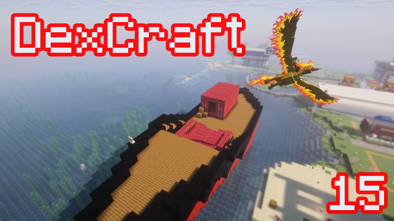 Работаю над своим грузовым кораблем - DexCraft, эпизод 15