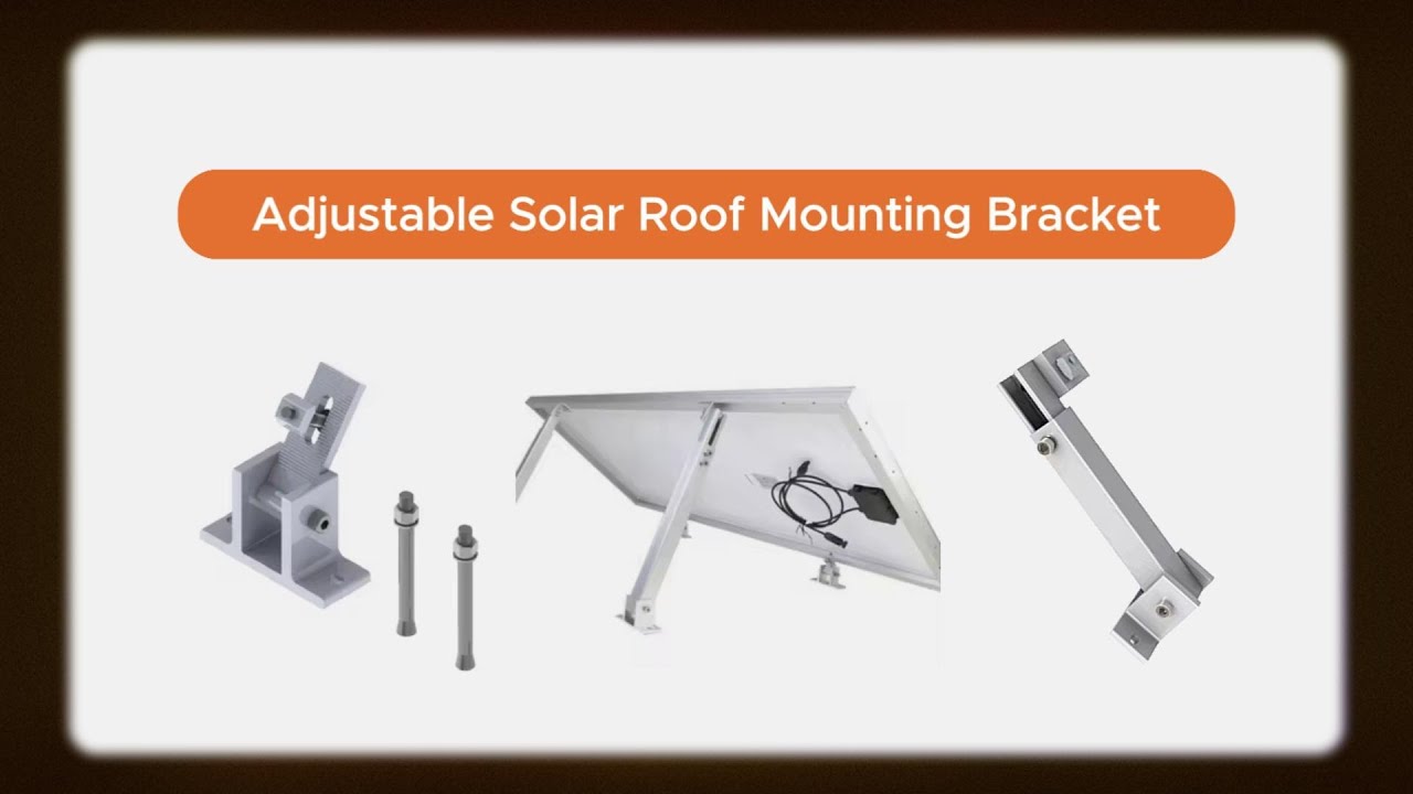 EmperySolar New Technology Retractable Roof Mount Solar Panel Frames