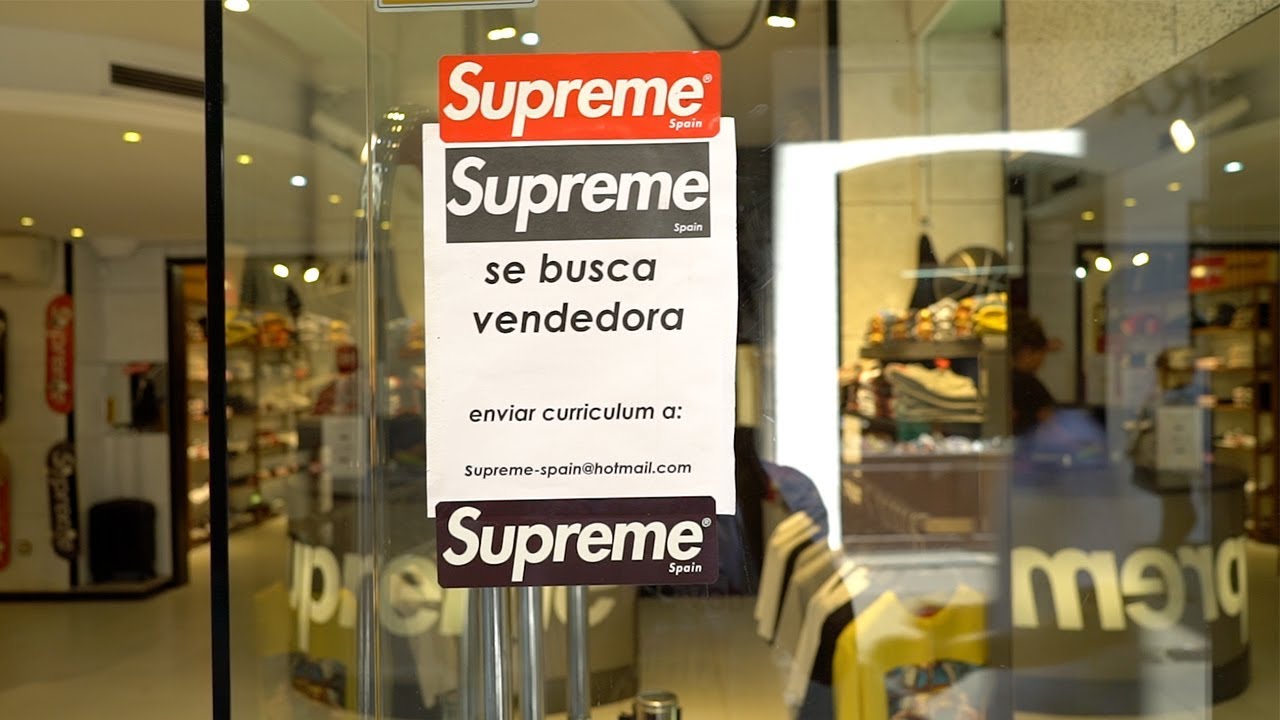 Visiting The Fake Supreme Store in Barcelona