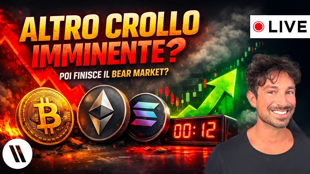 BITCOIN, CRYPTO: ALTRO CROLLO IMMINENTE (POI È FINITO IL BEAR MARKET)?