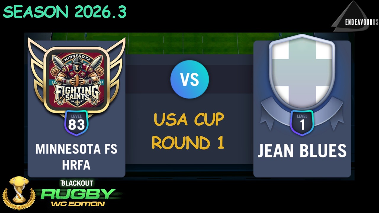 USA Cup Round 1: Minnesota Fighting Saints vs Jeans Blues | Blackout Rugby