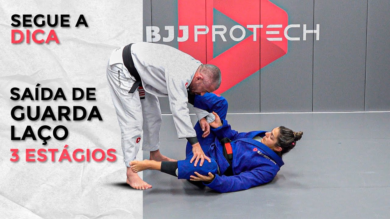 DEFENDA de GUARDA LAÇO em 3 ESTÁGIOS e EVOLUA seu JIU-JITSU com essa DICA!