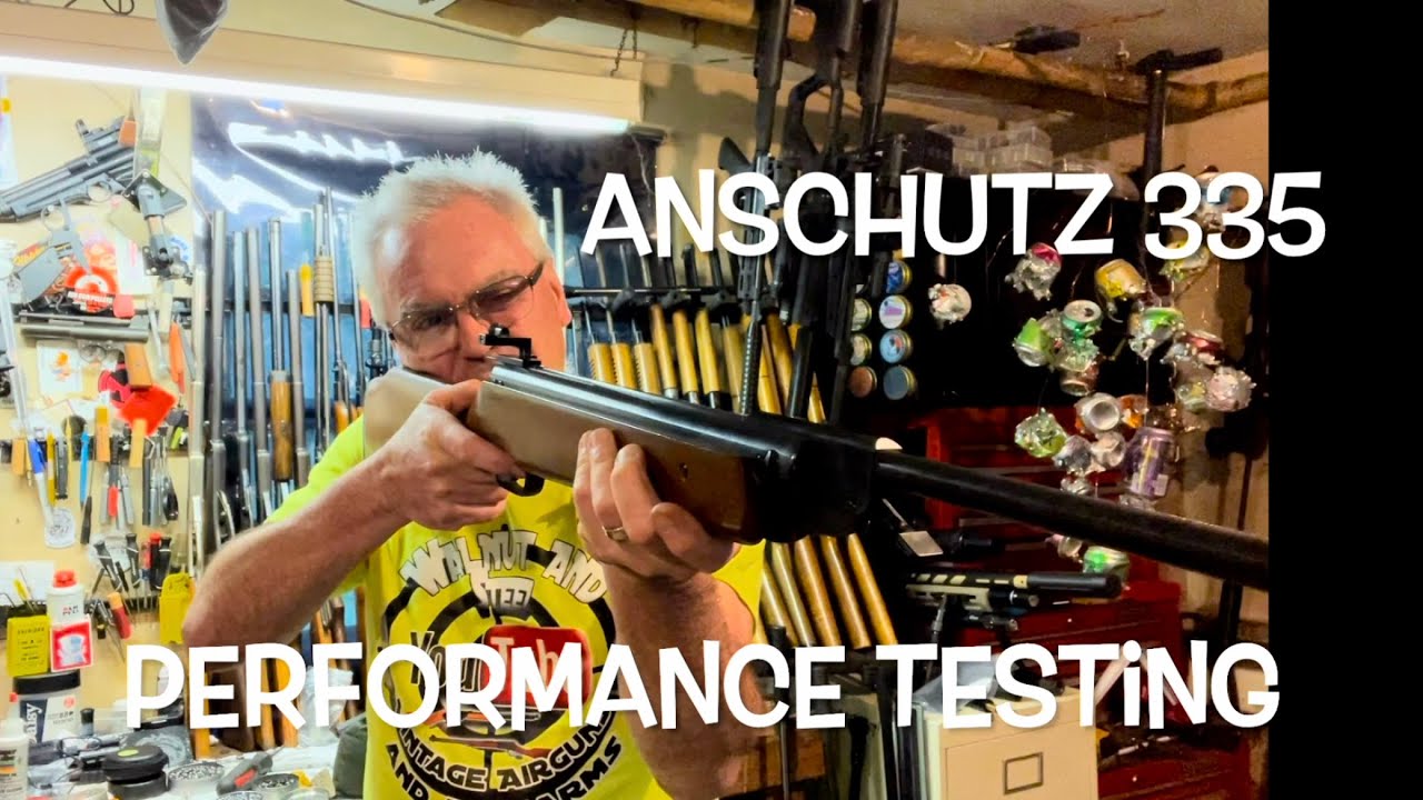 Anschutz model 335 break barrel initial performance testing