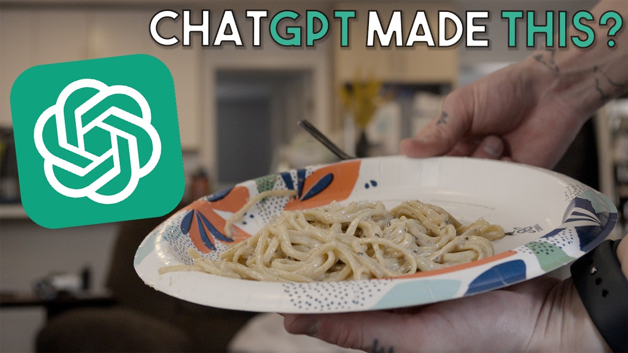 Can ChatGPT make a meal from scratch? | Joshua Weissman Editing Competition