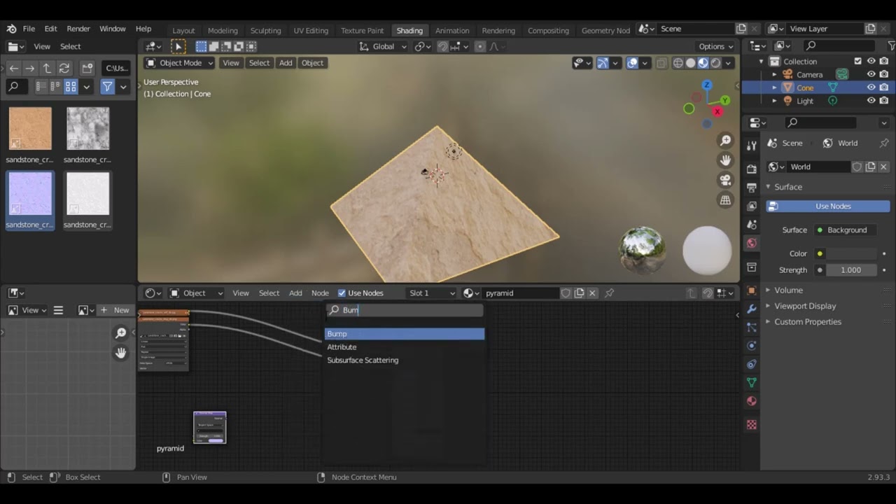 How to make pyramid in blender 2.93 || Blender Tutorial || RDX