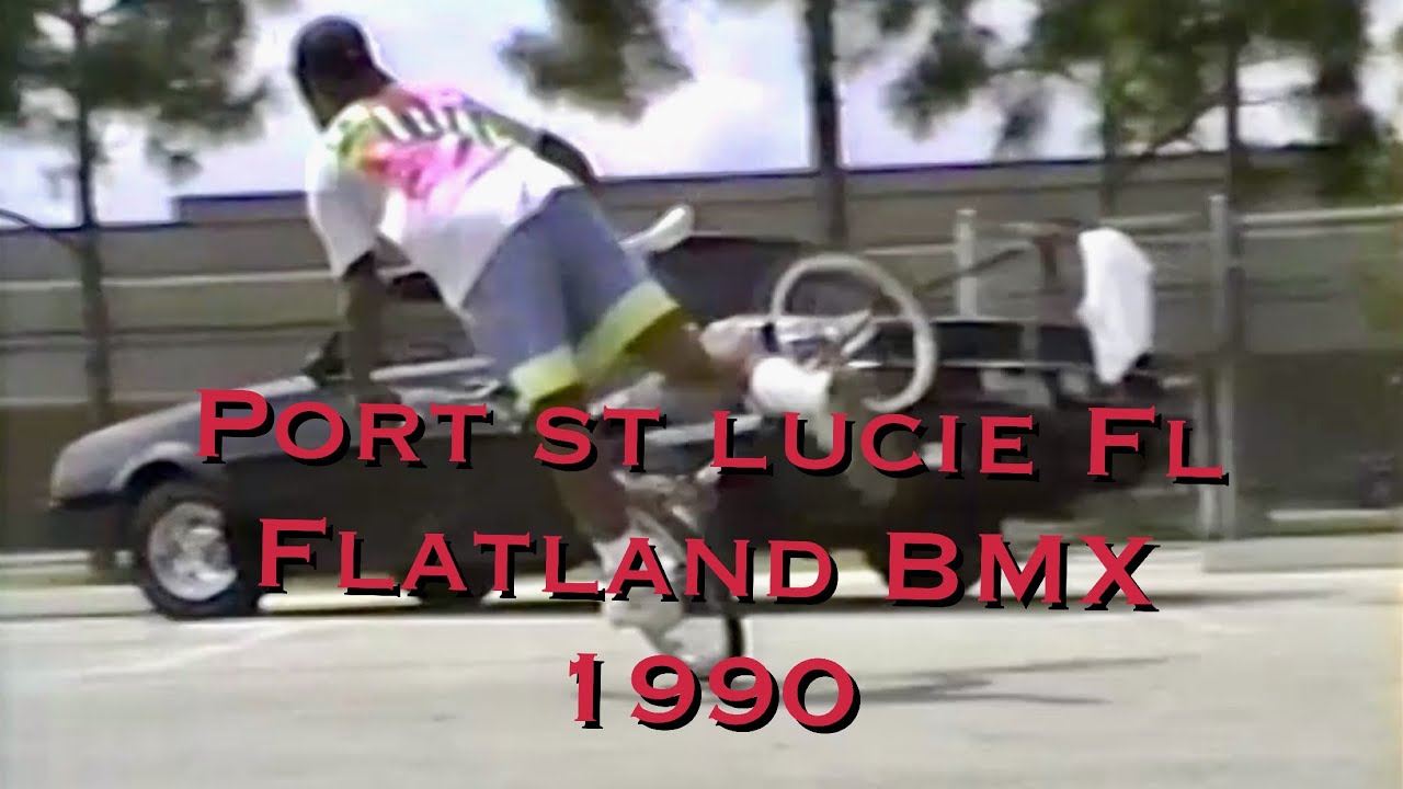 1990 Flatland BMX Port Saint Lucie Florida Mark Losey Rob Nolli Aaron Behnke Scott Bailey Pete Gain