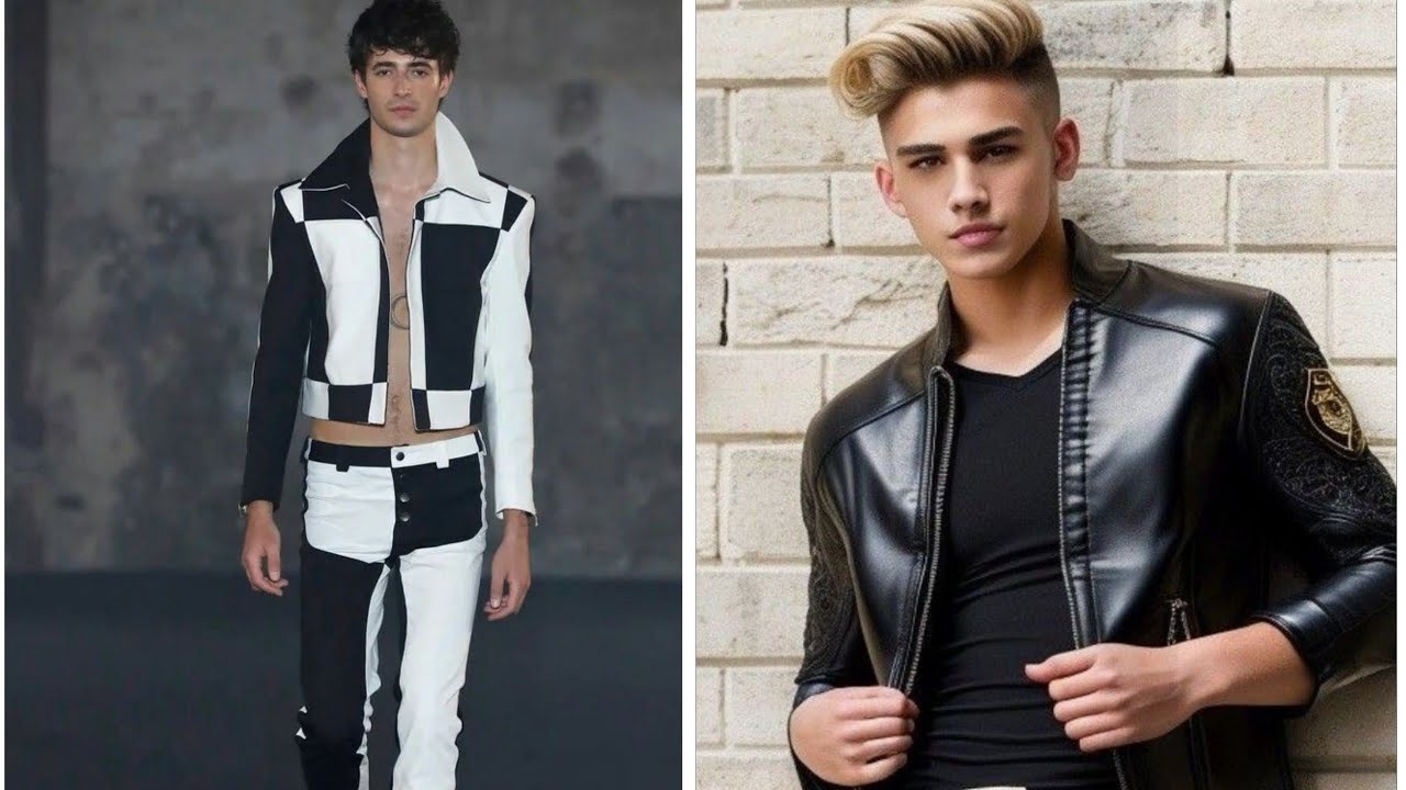 Revolutionizing Men’s Fashion:Leather Jackets, Latex Pants & Bold Style Trends!" 