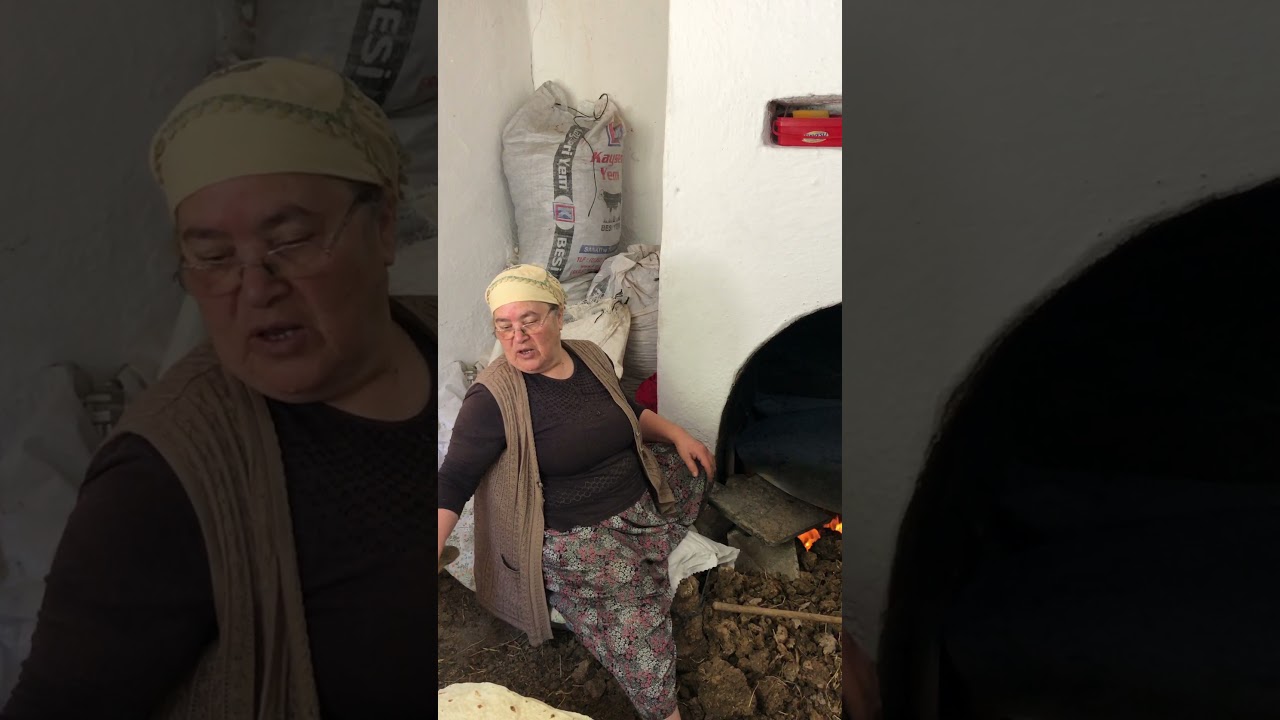 Yozgat’ta ekmek yapımı