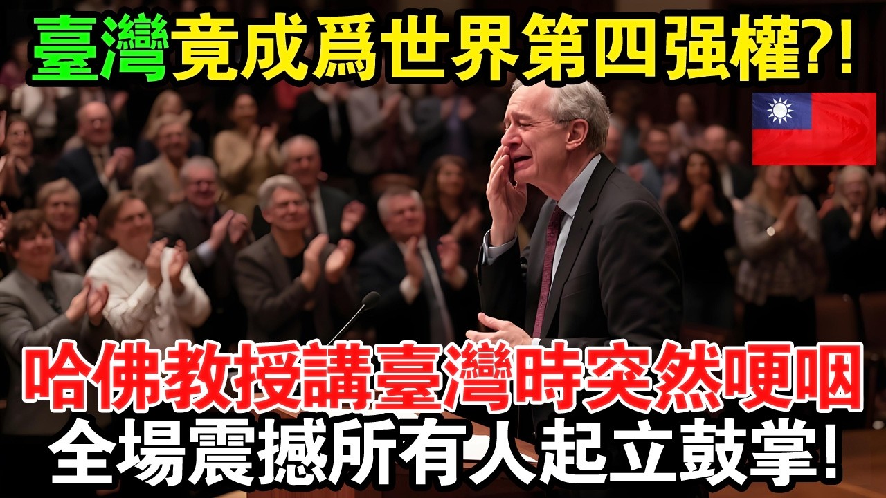 台灣竟成爲世界第四強權？！哈佛教授講台灣時突然硬咽，全場震撼所有人起立鼓掌！#taiwan #台灣 #台灣故事 #台灣文化 #台灣科技 #台灣經濟
