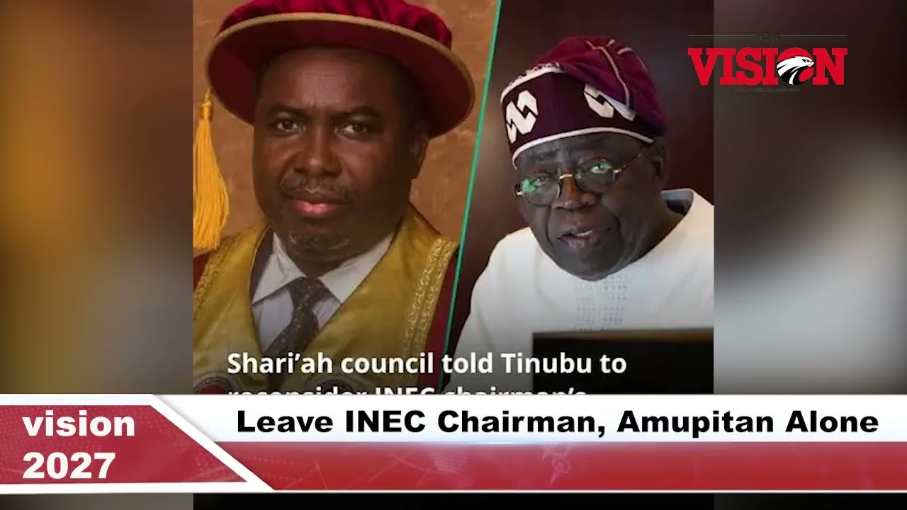 Leave INEC Chairman, Amupitan Alone