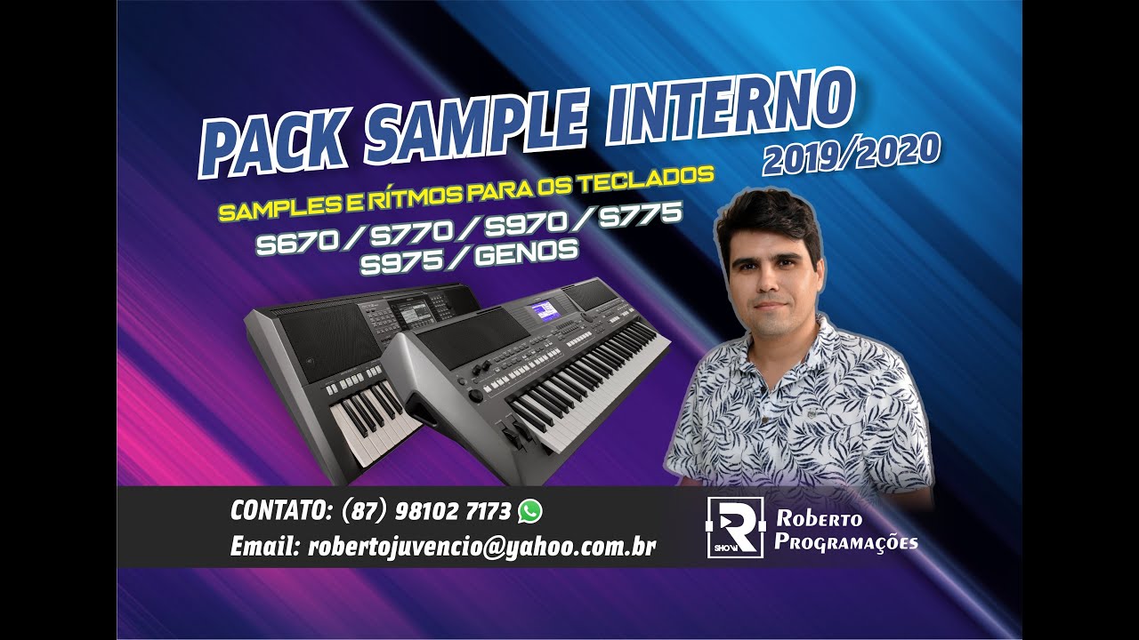 PACK SAMPLES INTERNO S670 - Teclados Yamaha S670/S770/S970/S775/S975/GENOS