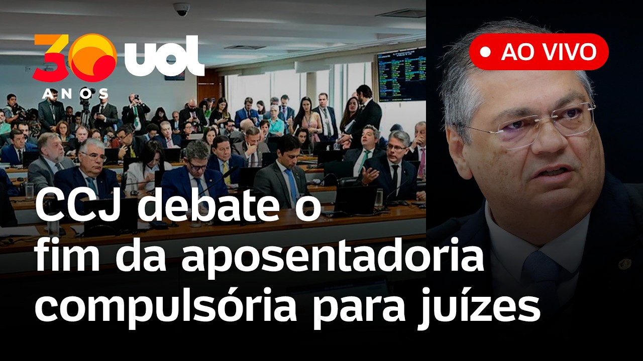 CCJ do Senado debate proposta de Fl&aacute;vio Dino para acabar com a aposentadoria compuls&oacute;ria de ju&iacute;zes