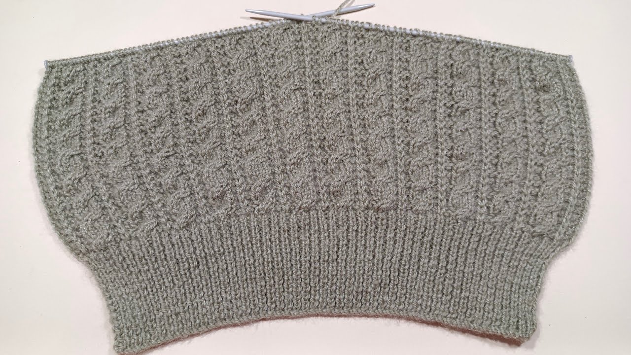 Single Colour Knitting Design For Gents Sweater || Mamta Stitching tutorial 