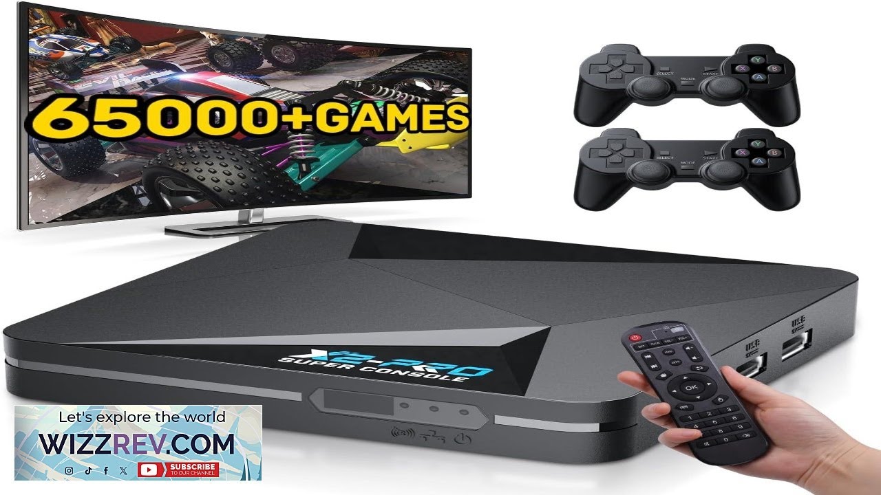 Kinhank Retro Game Console Super Console X2 PRO Emulator Console with 65 000+ Classic