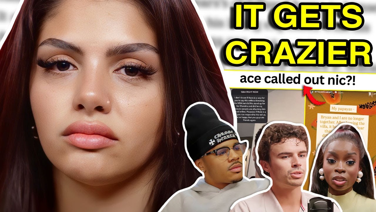 LOVE ISLAND DRAMA GETS MESSIER (ace exposing nic?!)