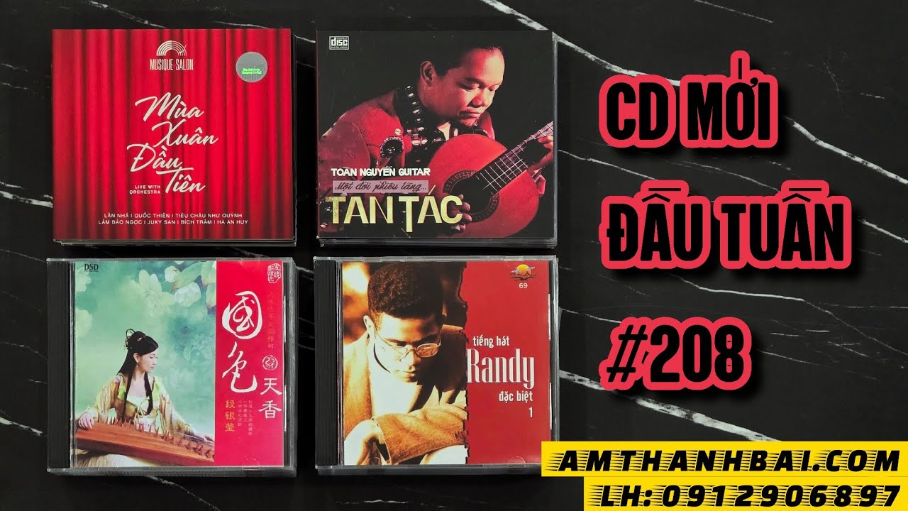 #CD_MỚI_ĐẦU_TUẦN 208: Bộ CD gốc Acoustic Gia Định Audio, Toàn Nguyễn, Randy, Nhạc Hoa - 0912906897