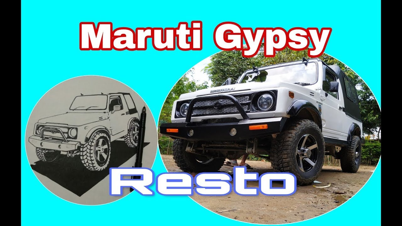 Maruti Gypsy Resto Final || Gypsy Restoration || painting
