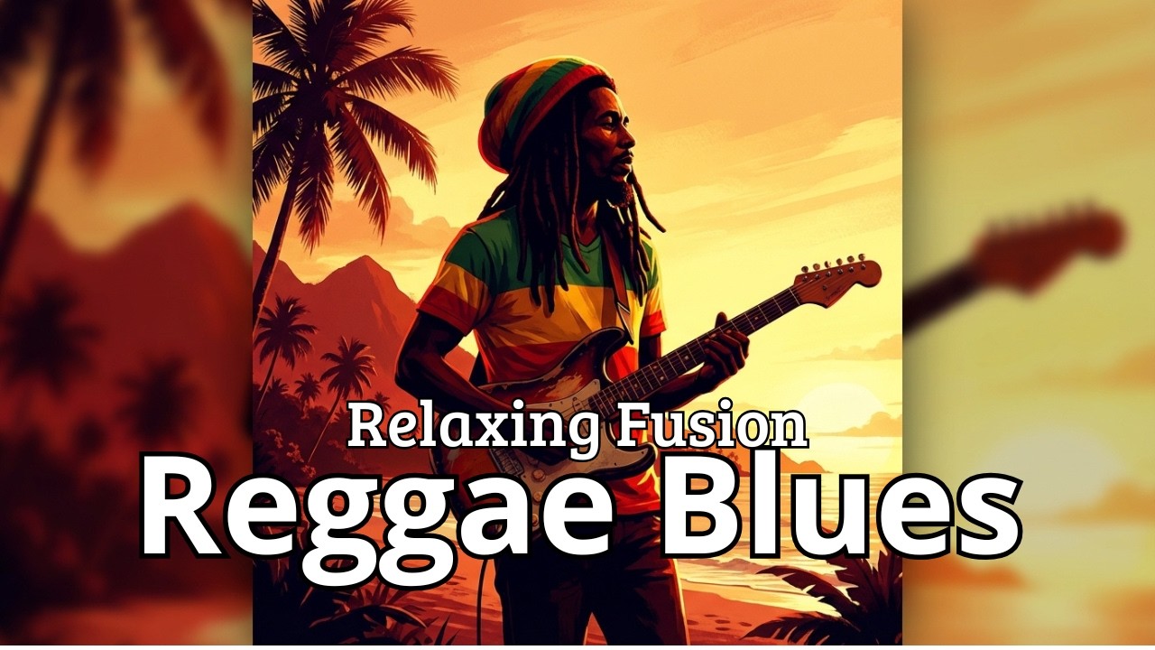 Reggae Blues Fusion 🎸 | Smooth Reggae Blues Guitar Instrumental for Relaxing, Working & Chill Vibes