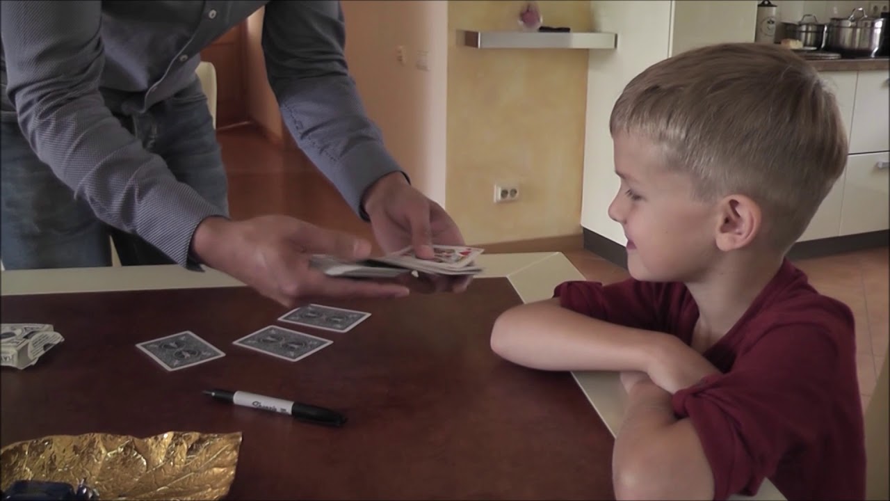 67. Mr.Fox. Fokusas su kortom.  Cards focus. Фокус с картами.