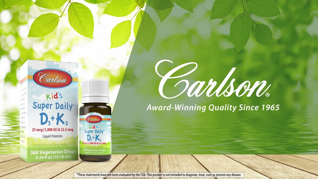 Kid's Super Daily&reg; D3 + K2, 360 Drops
