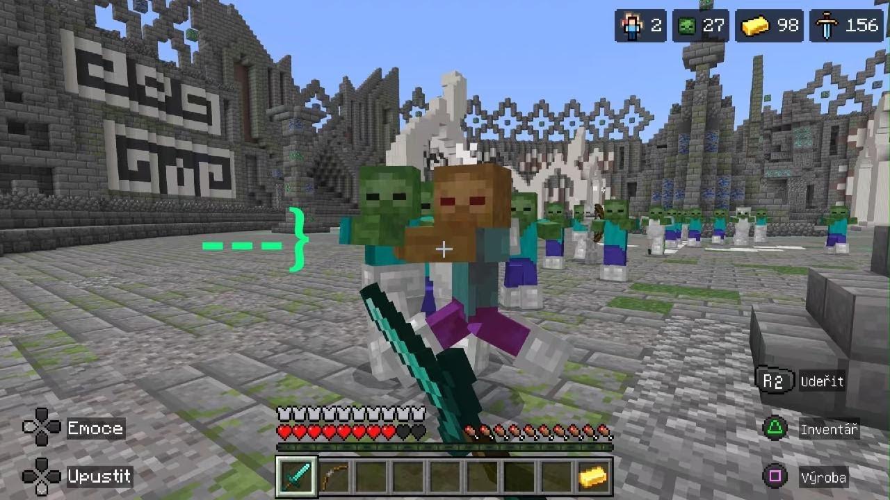 ME vs. WAWES of ZOMBIES in Minecraft