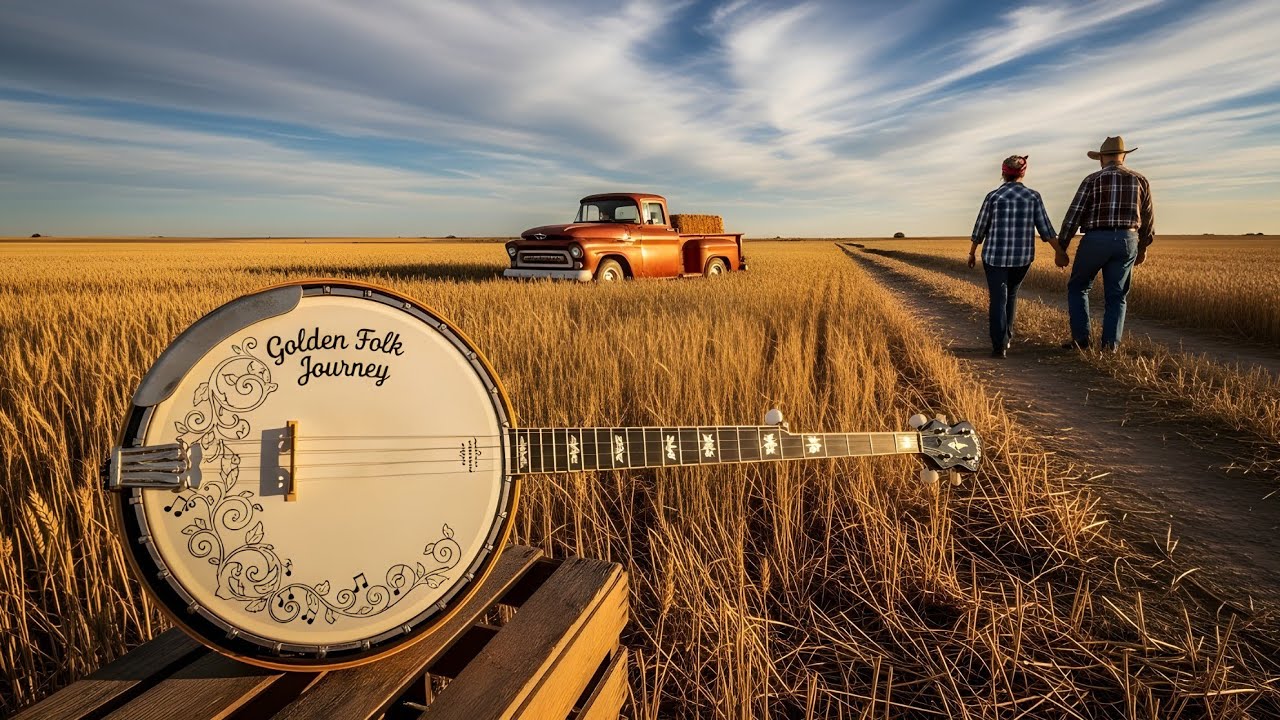 Happy American Folk Banjo Music 🇺🇸 Feel-Good Instrumental for Relax, Focus & Positive Mood