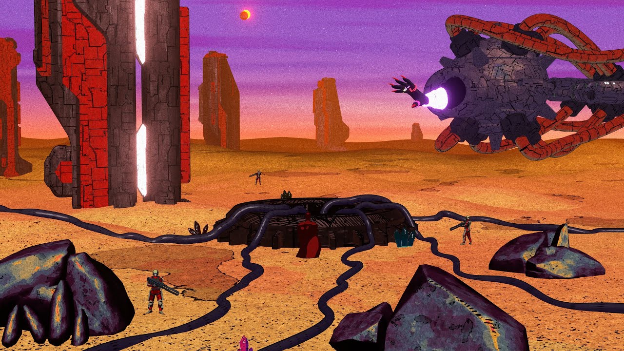 Extraction of Silent Sands - Sci-fi Anime Dark Fantasy