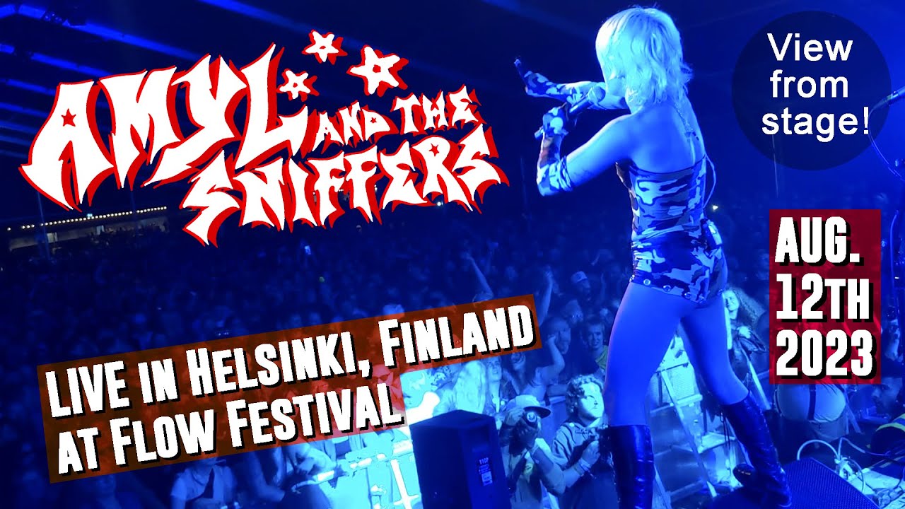 AMYL AND THE SNIFFERS Live in Finland FLOW FEST Aug 12th, 2023 (From Stage)