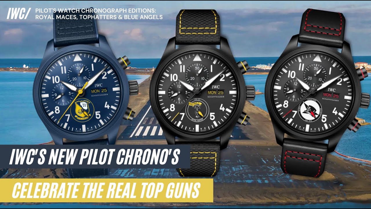 The IWC Pilot's Watch Limited Edition collection celebrates the real Top Guns