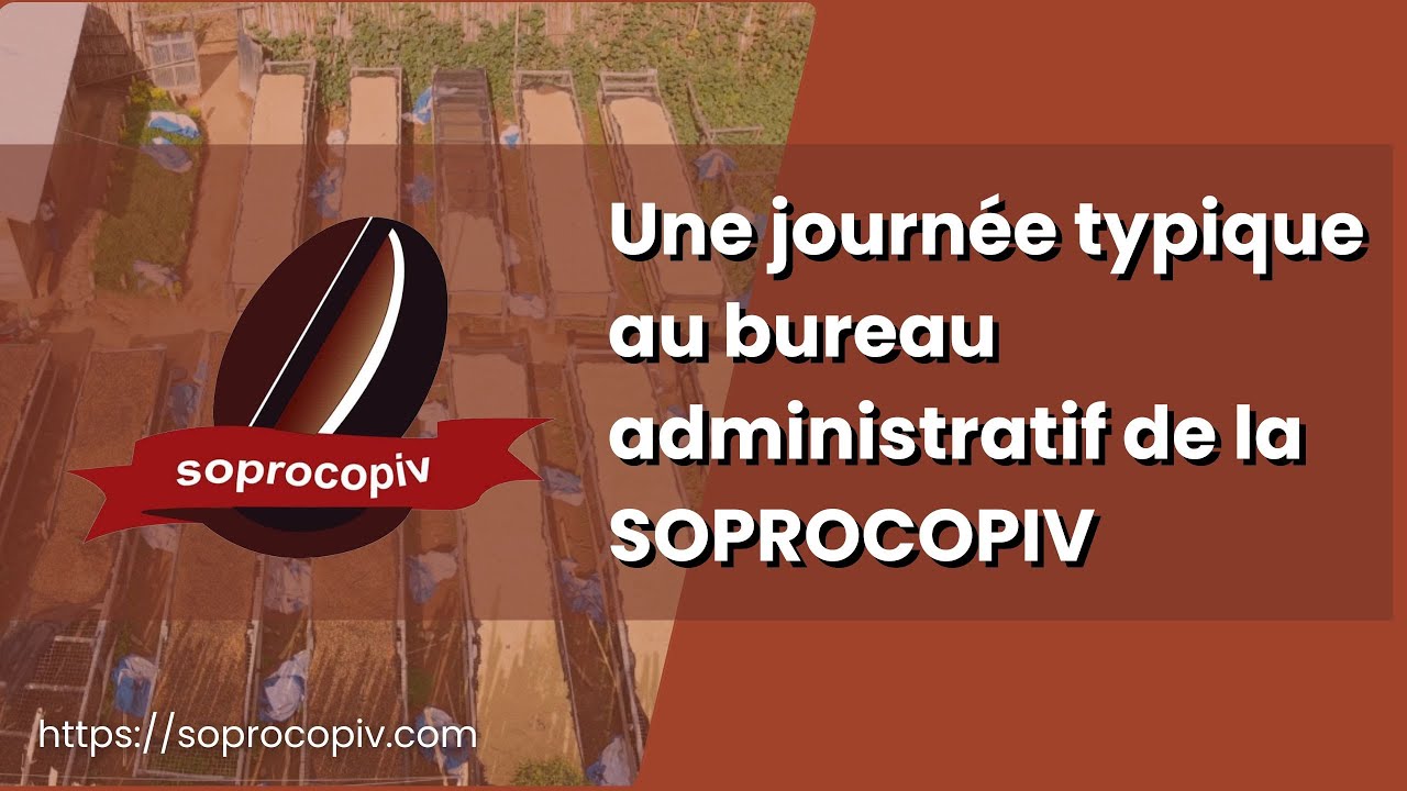 JOURNEE TYPIQUE AU BUREAU ADMINISTRATIF DE LA SOPROCOPIV