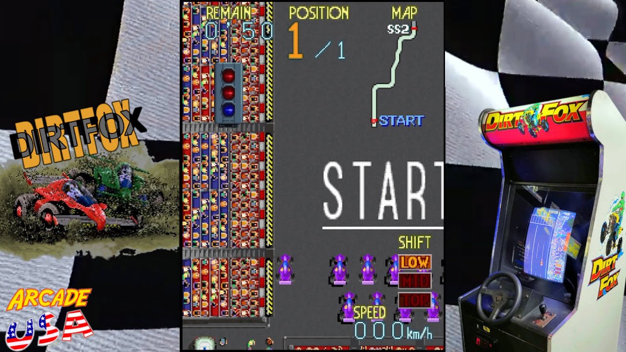 Dirt Fox! (Arcade - Namco)