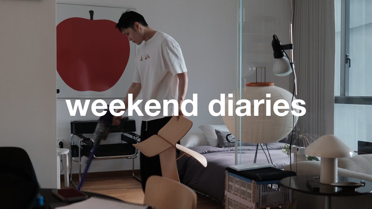 sunday home reset, cosy homebody living in singapore | weekend diaries
