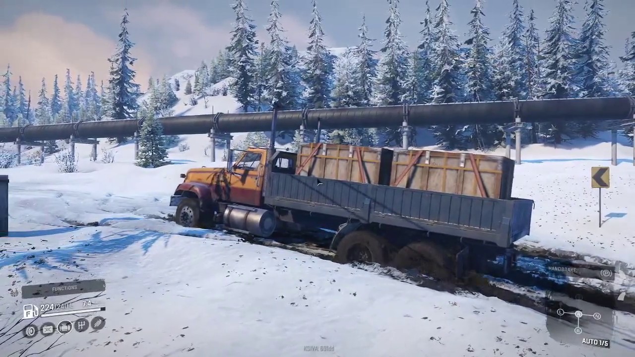 SNOWRUNNER ALASKADA İLK GÖREV !!! SNOWRUNNER FIRST MISSION IN ALASKA
