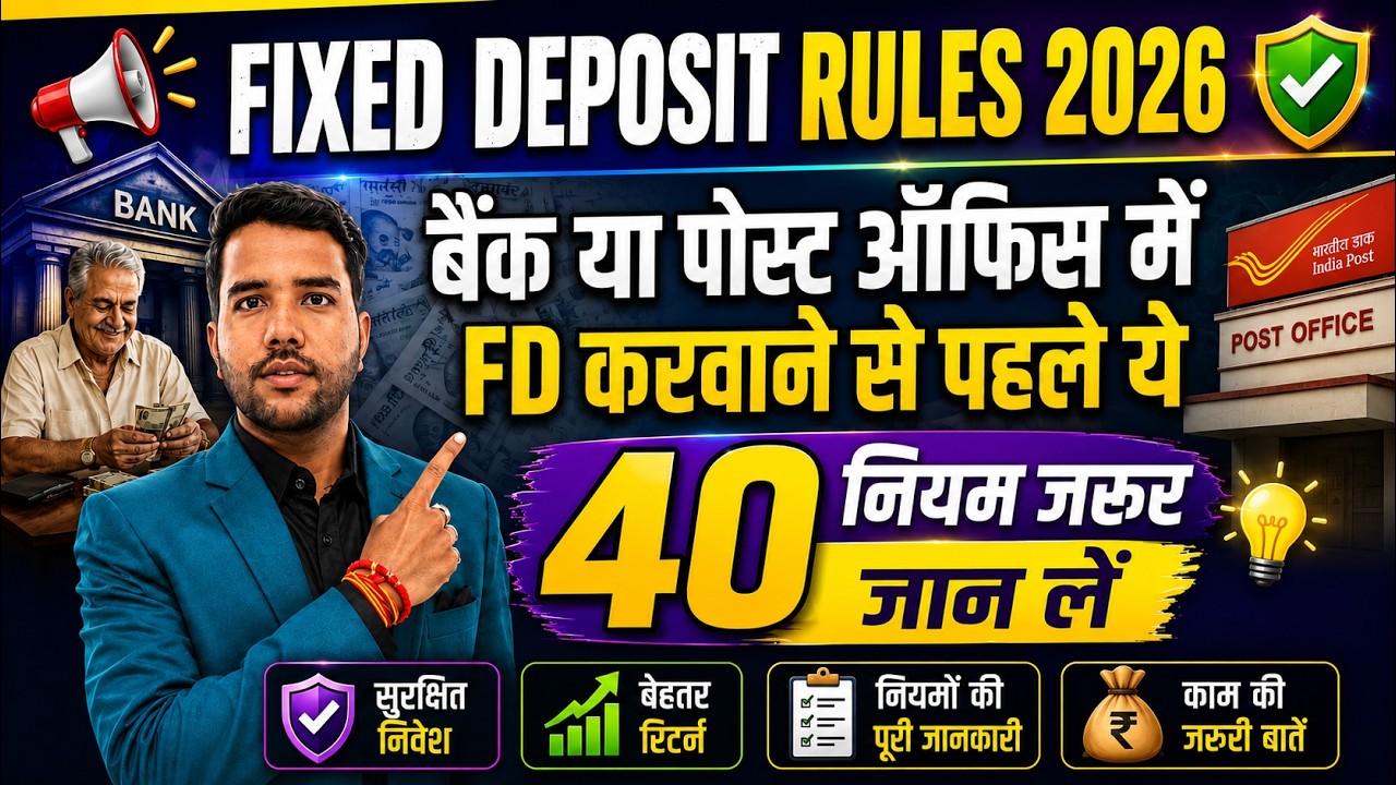 FD 40 Rules Before Investment In  Fixed Deposit New Latest Rules Tax Rules of FD