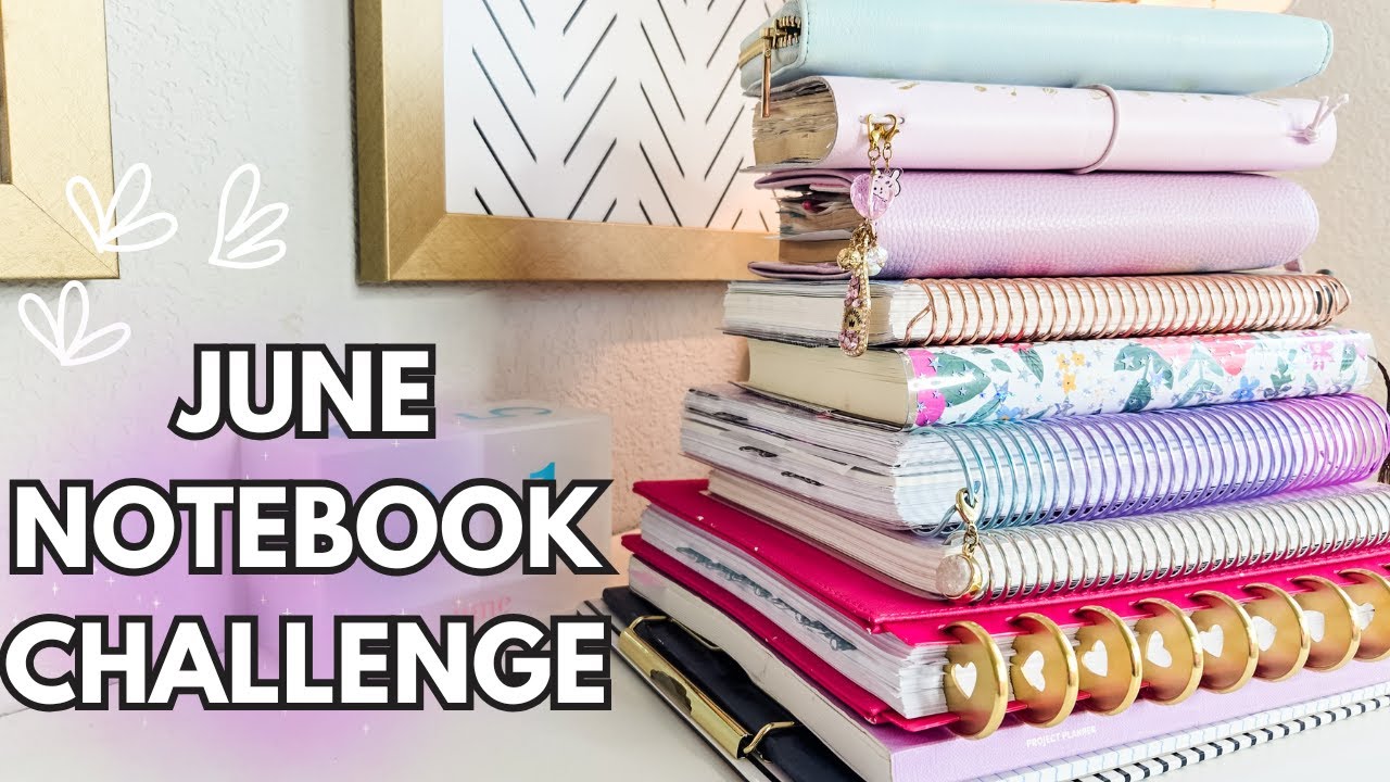 JUNE NOTEBOOK CHALLENGE 📖🍵 travel decisions, digital reading journal, hobonichi, and more