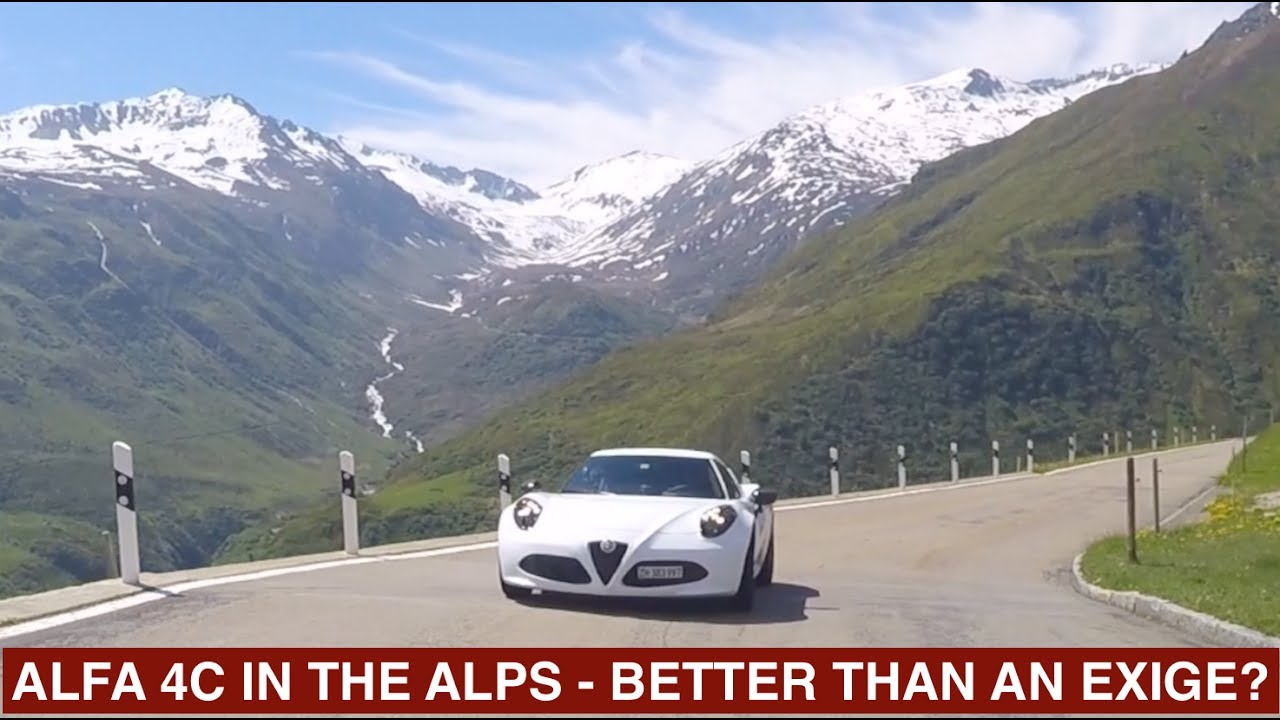 Дорожные испытания Alfa Romeo 4C в Альпах — так же хороша, как Exige?