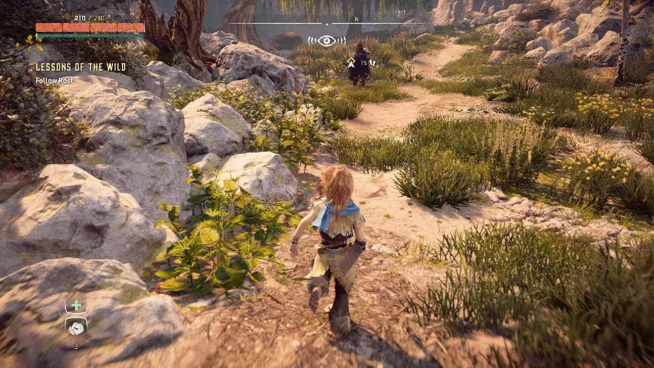Horizon Zero Dawn#2 حلقة غريبة وسعدنا شخص ومغامرة فخمة