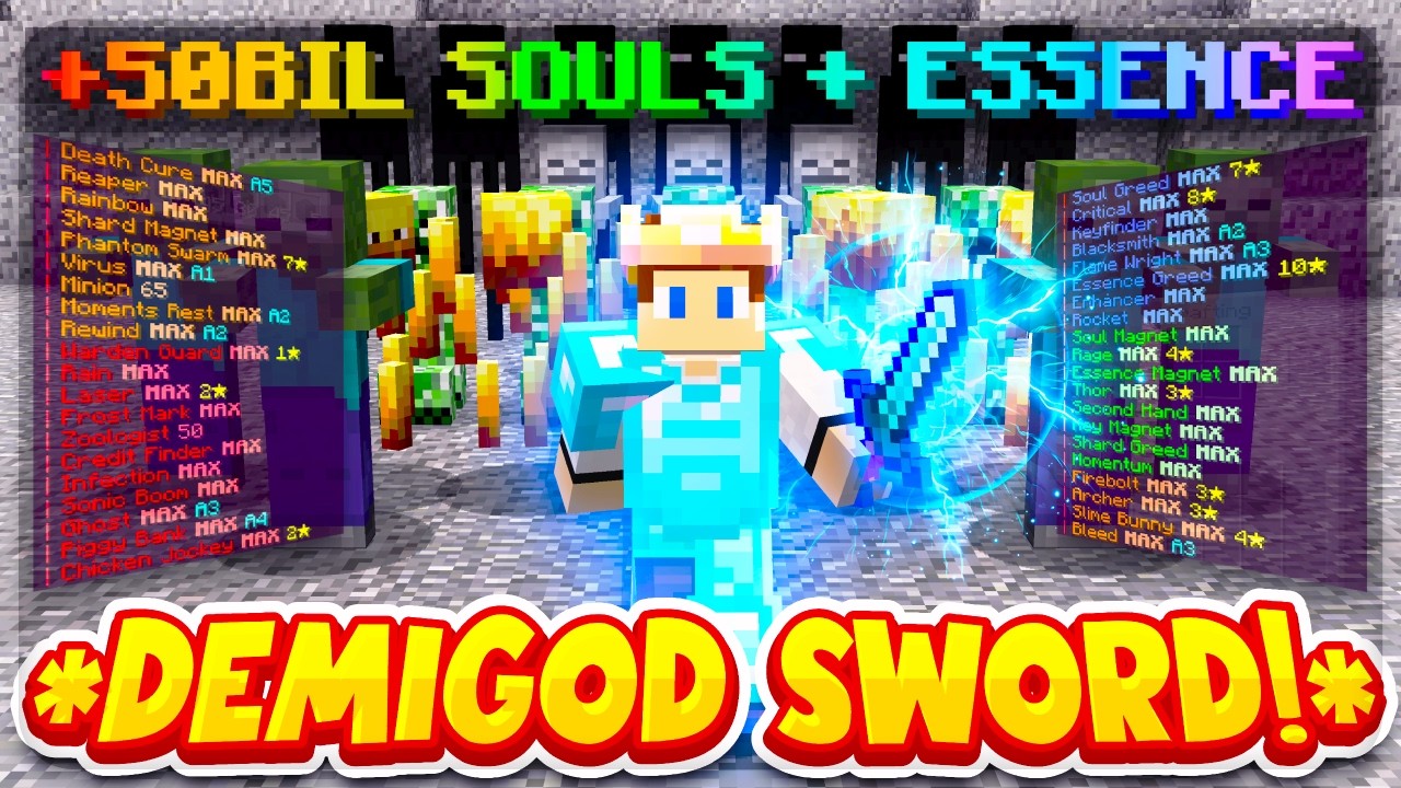 CREATING A DEMI-GOD SWORD TO MAKE BILLIONS! ($$$) | Minecraft Dungeons | EMC EP #4