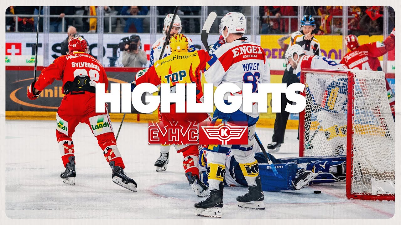 EHC Biel-Bienne vs EHC Kloten 3:1 - Game Highlights