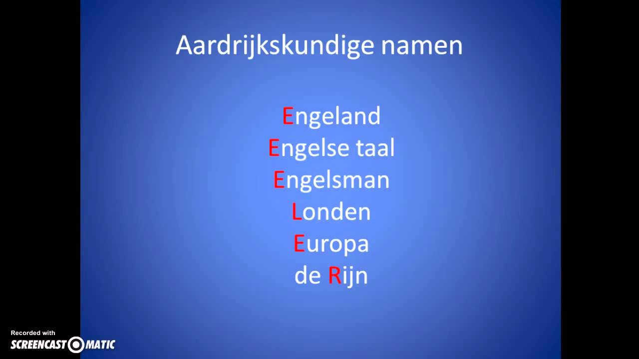 Wanneer schrijf je hoofdletters?