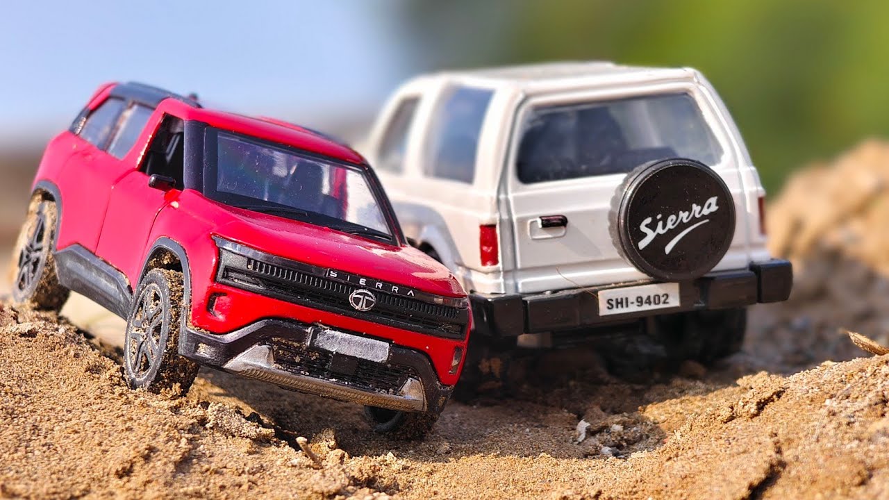 New Tata Sierra Diecast Model 🚙 | Off-Roading Adventure + Old Tata Sierra | Auto Legends