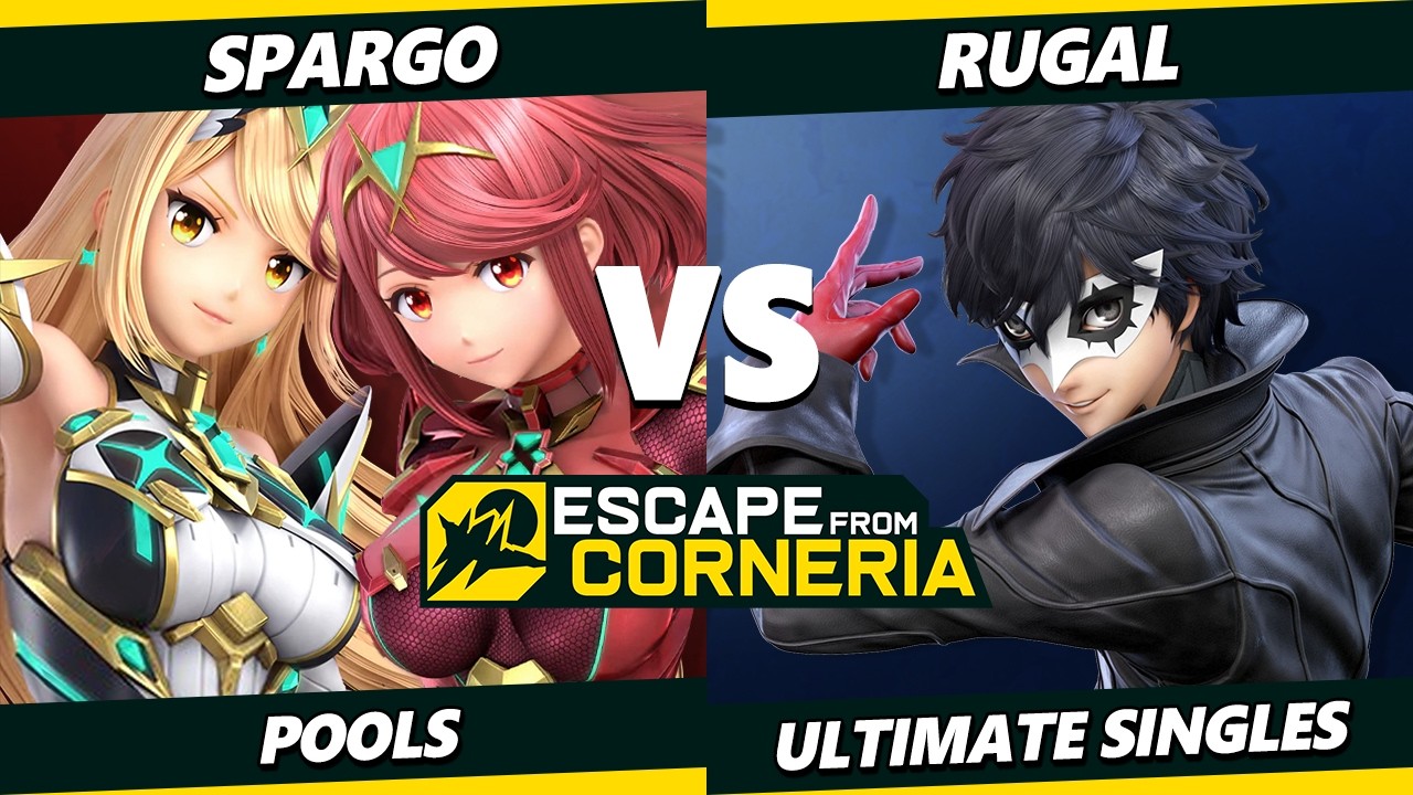 Побег из Корнерии - Спарго (Пира Митра) против Ругала (Джокер) Smash Ultimate - SSBU