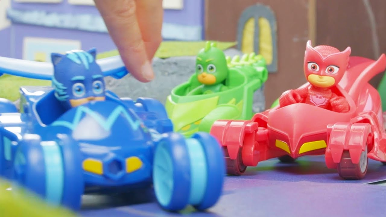 PJ Masks Creations ⚡ PJ Racing Cars: Heroes VS Romeo ⚡ Play with PJ Masks | PJ Masks Official