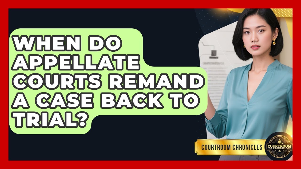 When Do Appellate Courts Remand A Case Back To Trial? - Courtroom Chronicles