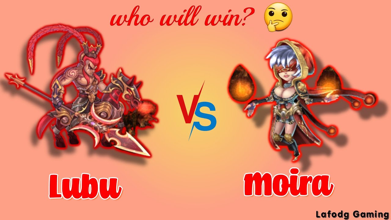 Lubu Vs moira 🌟 Who will win? 😎🔥 Epic heroes war / Heroes war & classic puzzle games 🎉